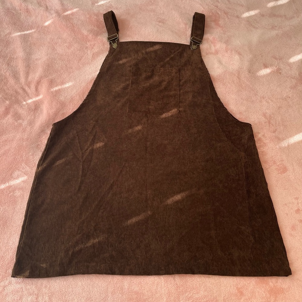 Corduroy Overall Dress